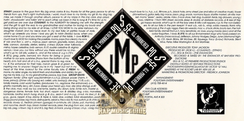 I.M.P. - Ill Mannered Playas: CD | Rap Music Guide